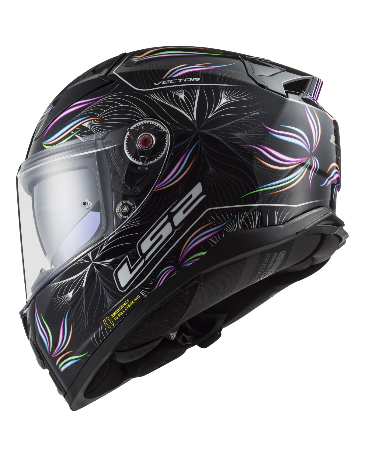 Casque Int Gral Moto Ls Vector Ii Tropical Livraison Offerte Cardy Fr