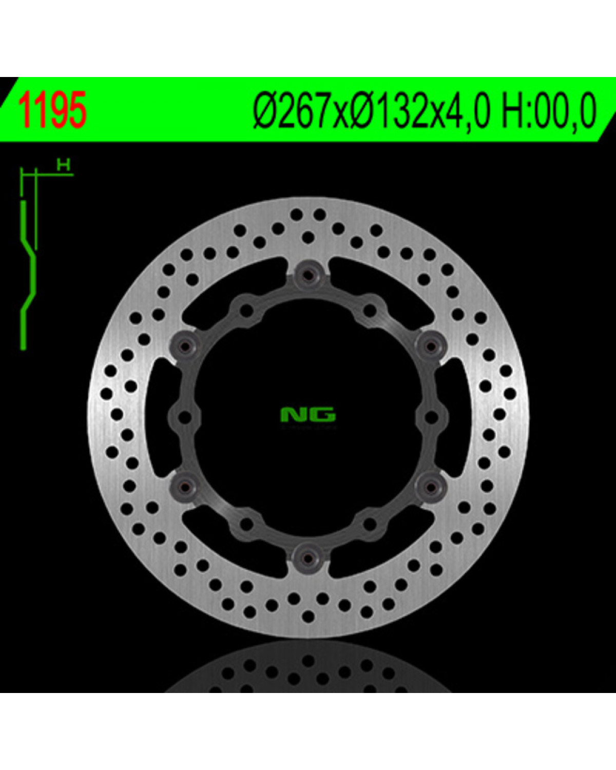 Disque Frein Moto Ng Brake Disc Disque De Frein Ng 1195 Rond Semi