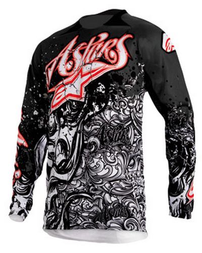 Maillot Moto Cross ALPINESTARS Charger 13 N/BLANC/ROUGE