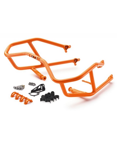 Caches Latéraux Moto BIHR Crash Bars BIHR orange