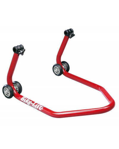 Béquille Arrière et Lève Moto BIKE LIFT Béquille arrière universelle BIKE LIFT rouge avec supports caoutchouc en  L