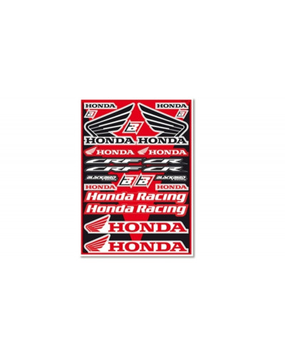 Stickers Déco Moto BLACKBIRD Planche de stickers BLACKBIRD Honda