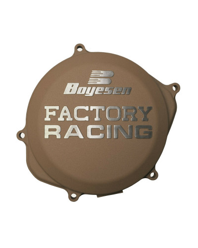 Plastiques Accessoires Moto BOYESEN Couvercle de carter d’embrayage BOYESEN Factory Racing alu couleur magnésium KTM SX-F450 Husqvarna F