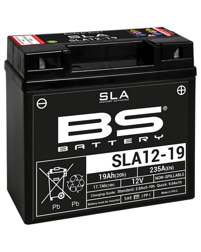 Batterie Moto BS BATTERY Batterie BS 51913-SLA (12-19)
