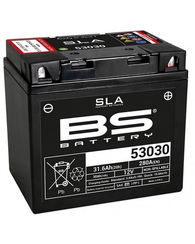 Batterie Moto BS BATTERY Batterie BS 53030-SLA