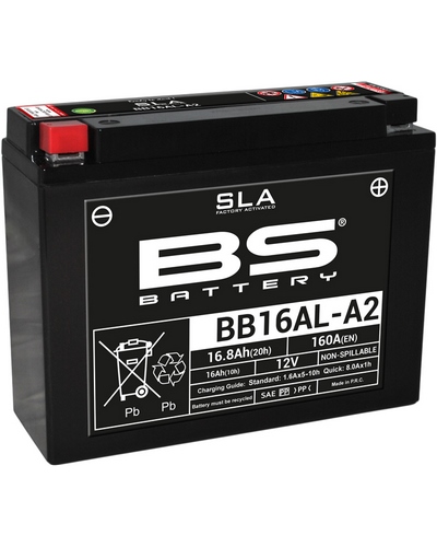 Batterie Moto BS BATTERY Batterie BS BB16AL-A2-SLA