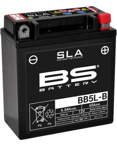 Batterie Moto BS BATTERY Batterie BS BB5L-B-SLA