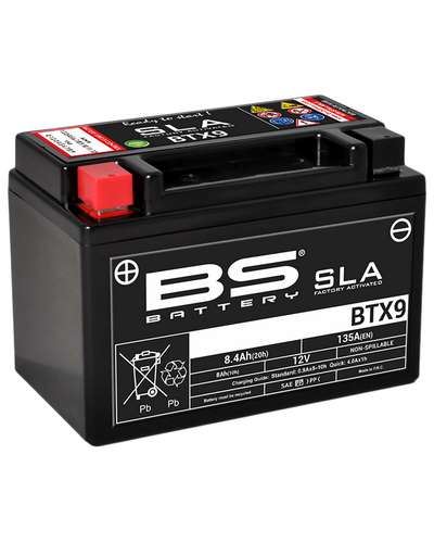 Batterie Moto BS BATTERY Batterie BS BTX9-SLA