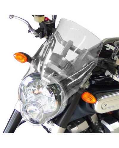 Saute Vent Moto Spécifique BULLSTER 23cm Yamaha 1700 MT01 2005-14 INCOLORE