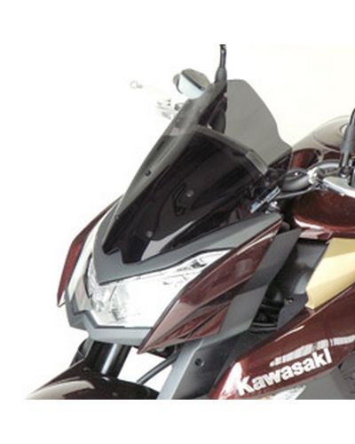 Saute Vent Moto Spécifique BULLSTER HP Kawasaki Z1000 2010-13 40cm FUME GRIS