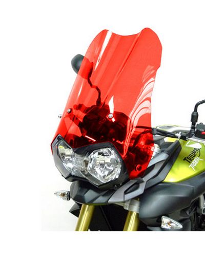 Pare Brise BULLSTER HP Triumph Tiger 800 2011-14 ROUGE FLUO