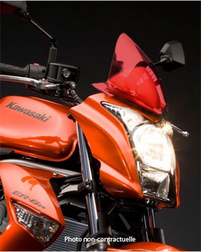 Saute Vent Moto Spécifique BULLSTER Kawasaki ER6 N 2009-10 ROUGE FONCÉ