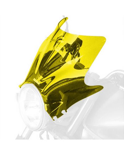 Saute Vent Moto BULLSTER Universel Millenium 21 cm JAUNE FLUO