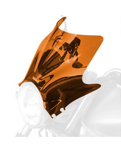 Saute Vent Moto BULLSTER Universel Millenium 21 cm ORANGE