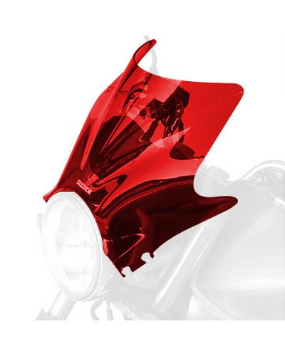 Saute Vent Moto BULLSTER Universel Millenium 21 cm ROUGE