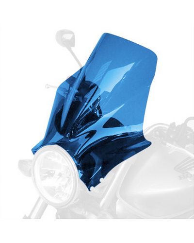 Saute Vent Moto BULLSTER Universel Super Millenium 32 cm BLEU CLAIR