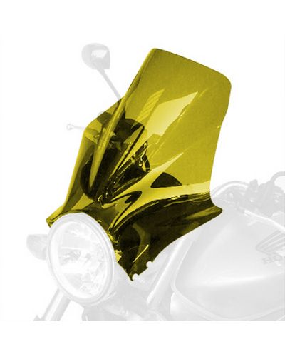 Saute Vent Moto BULLSTER Universel Super Millenium 32 cm JAUNE