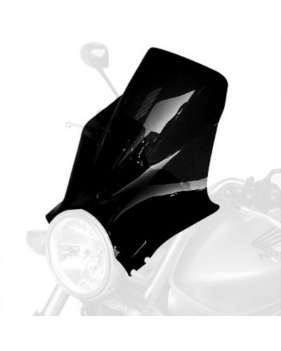 Saute Vent Moto BULLSTER Universel Super Millenium 32 cm NOIR OPAQUE