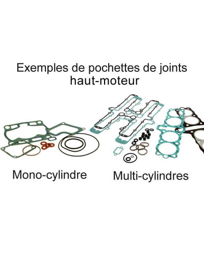 Pochette Joints Haut Moteur Moto CENTAURO KIT JOINTS HAUT-MOTEUR POUR STALKER/TYPHOON 50 1993-99