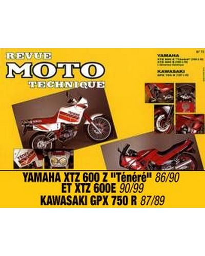 Revue Moto Technique ETAI XT600E 1986-96/GPX750R 1987-89