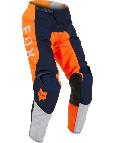 Pantalon Moto Cross FOX 180 Nitro enfant bleu-orange
