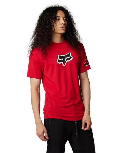 T-Shirt Moto FOX Fox Vizen rouge
