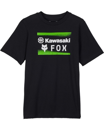 T-Shirt Moto FOX Fox X Kawi kid noir