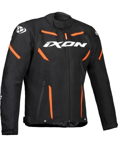Blouson Textile Moto IXON Striker noir-orange