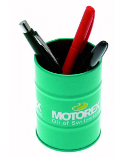 Stickers Déco Moto MOTOREX Mini fût décoratif porte stylo MOTOREX