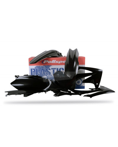 Kit Plastique Moto POLISPORT Kit plastique POLISPORT noir Honda CRF250F/CRF450F