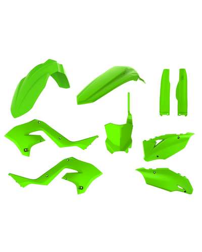 Kit Plastique Moto POLISPORT Kit plastiques POLISPORT Lime Green Kawasaki KX450