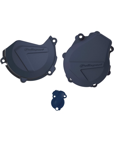 Plastiques Accessoires Moto POLISPORT kit protection de carter d'embrayage, d'allumage et de pompe à eau POLISPORT - Husqvarna FE 450 / 50