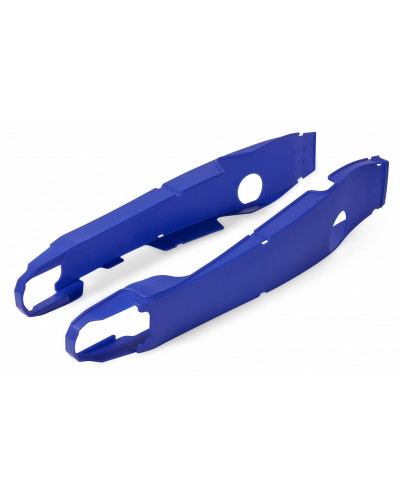 Plastiques Accessoires Moto POLISPORT Protection de bras oscillant POLISPORT bleu Yamaha