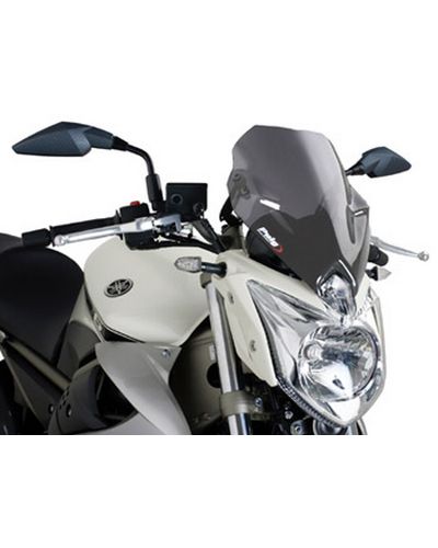 Saute Vent Moto Spécifique PUIG NAKED  Yamaha XJ-6 2009-16 Fume Clair