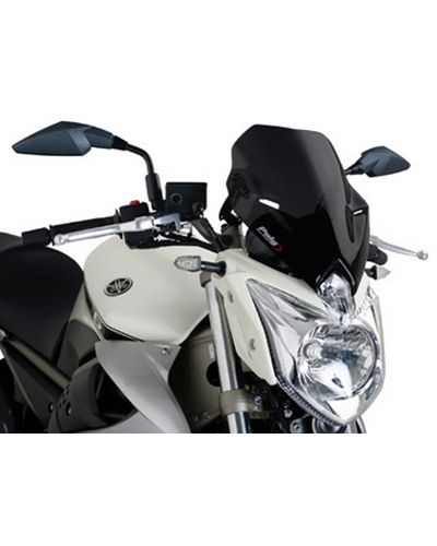 Saute Vent Moto Spécifique PUIG NAKED  Yamaha XJ-6 2009-16 Noir