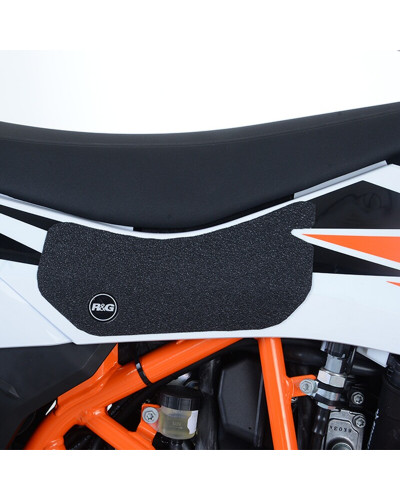 Stickers Réservoir Moto RG RACING Kit grip de réservoir R&G RACING 2 pièces noir - KTM 690 SMC-R