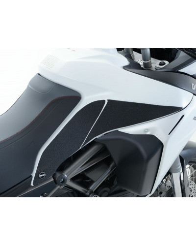 Stickers Réservoir Moto RG RACING Kit grip de réservoir R&G RACING 4 pièces noir Ducati Multistrada Enduro