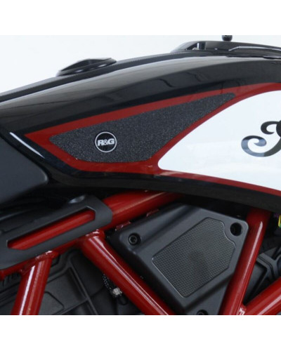 Stickers Réservoir Moto RG RACING Kit grip de réservoir R&G RACING Eazi-Grip™ noir Indian FTR1200/1200S