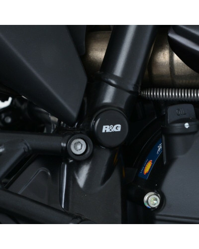 Axe de Roue Moto RG RACING Kit inserts de cadre R&G RACING noir Ducati Desert Sled