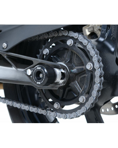 Plastiques Accessoires Moto RG RACING Protection de bras oscillant R&G RACING noir BMW G310R