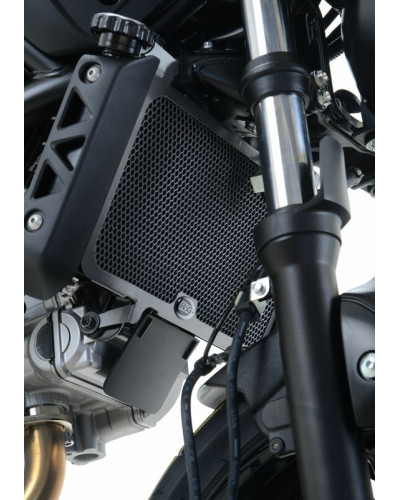 Protection Radiateur Moto RG RACING Protection de radiateur R&G RACING alu noir Suzuki SV650N/S