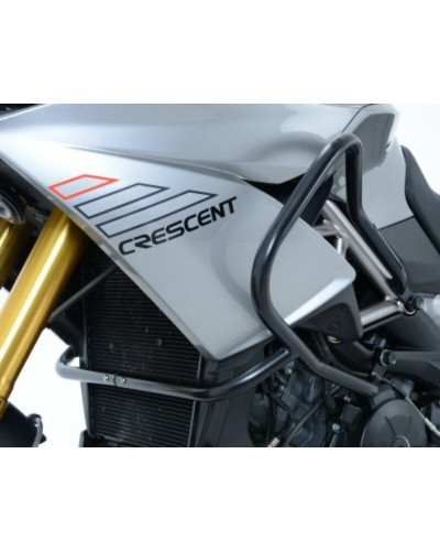 Caches Latéraux Moto R&G RACING Protections latérales R&G RACING Adventure noir Aprilia 1200 Caponord