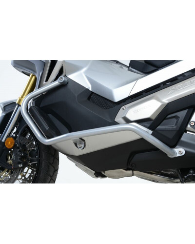 Caches Latéraux Moto R&G RACING Protections latérales R&G RACING argent Honda X-ADV