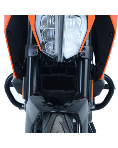 Caches Latéraux Moto R&G RACING Protections latérales R&G RACING orange KTM Duke