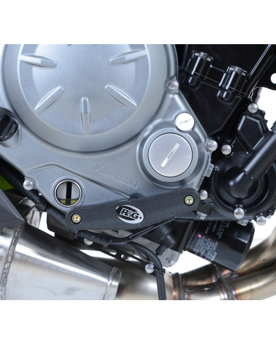 Protection Carter Moto RG RACING Slider moteur droit R&G RACING noir Kawasaki Z650