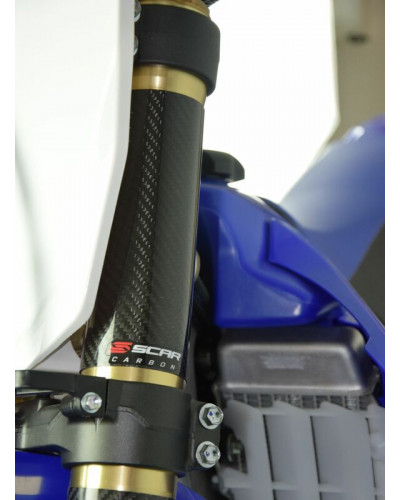 Protège Fourche Moto SCAR Protections de fourche SCAR carbone 160X52mm