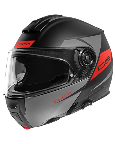 Casque Modulable Moto SCHUBERTH C5 Eclipse anthracite-rouge