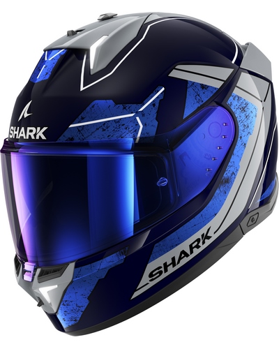Casque Intégral Moto SHARK Skwal i3 LED Rhad bleu