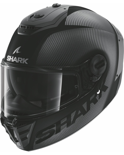 Casque Intégral Moto SHARK Spartan RS carbon Skin noir mat