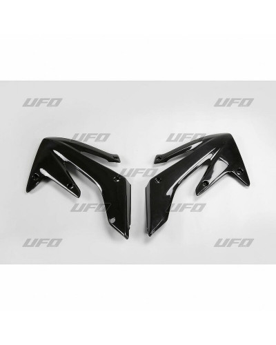 Ouies Radiateur Moto UFO Ouïes de radiateur UFO noir Honda CRF250X/R